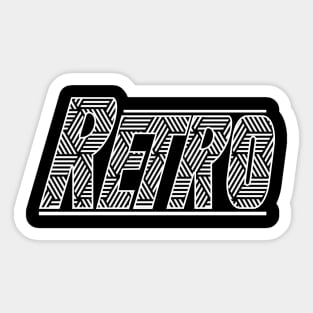 Abstract Retro Sticker